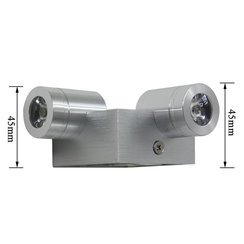 2W Wall Lamp Right And Down Lighting Wall-Mounted Aluminum Colorful LED Sconce Indoor Decorated for Bedroom Living Room Dance 2W Wall Lamp Right And Down Lighting Wall-Mounted Aluminum Colorful LED Sconce Indoor Decorated for Bedroom Living Room Dance