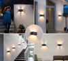24W outdoor led wall lights led outdoor wall lights Motion sensor wall lamp Outdoor waterproof LED wall light rectangle