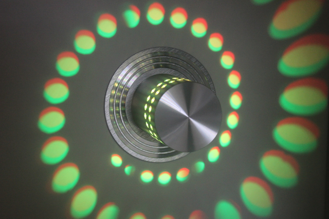 LED Ceiling Porous LED RGB Ceiling Wall Lamp with Remote Controller Indoor Led Stair Wall Light AC85-265 New Year Gift