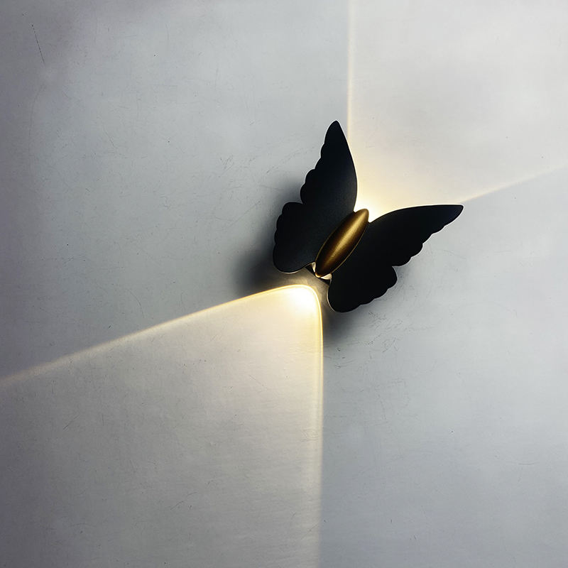 black outdoor sconce