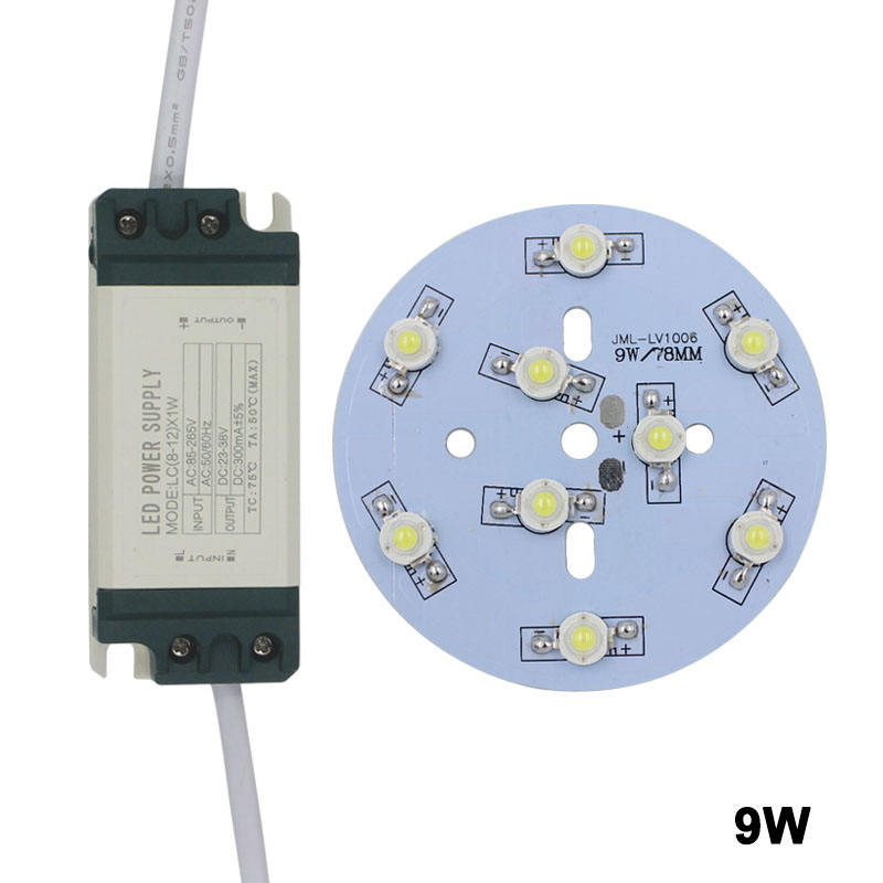 24W LED bulb spot light Star high power chip board panel LED plastic shell power supply driver