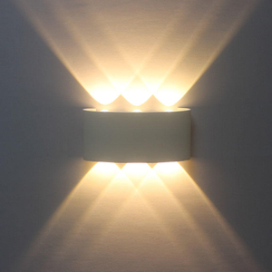 Led Wall Light Indoor Aluminum Decoration Interior Lighting Up And Down Waterproof Wall Light Outdoor Garden Wall Lamp