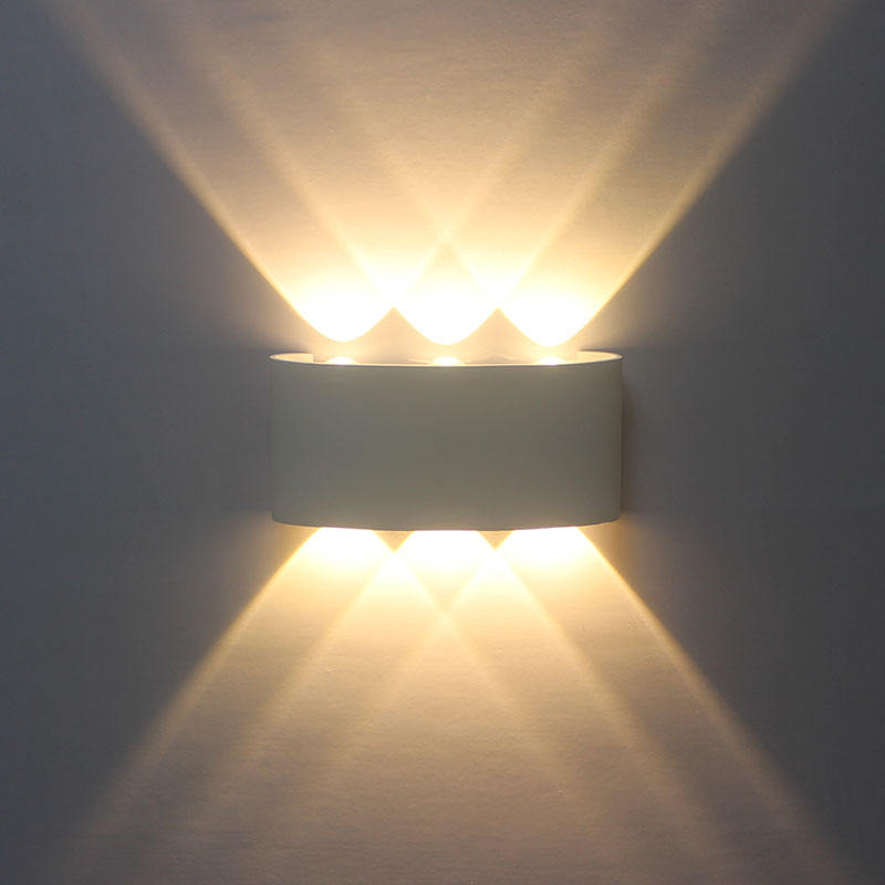 Led Wall Light Indoor Aluminum Decoration Interior Lighting Up And Down Waterproof Wall Light Outdoor Garden Wall Lamp