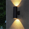 12W COB Up Down Dual-Head Outdoor Led Wall Light Wall Lamp Cylinder Indoor Balcony Fixture Waterproof IP65 Porch Lamp