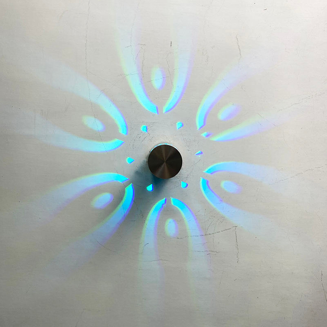Spiral Wall Light Led Colorful Remote Control For Background Atmosphere Club Bar KTV Theater Reception Villa Decoration