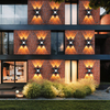 4W LED Wall Light Outdoor Waterproof IP65 Porch Garden Wall Lamp Indoor Bedroom Bedside Decoration Lighting Lamp Aluminum