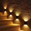 Solar wall light outdoor decoration garden courtyard home wall light waterproof up and down luminous outdoor