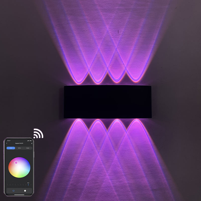 RGB outdoor wall lamp IP65 waterproof wall light for indoor outdoor Garden light Tuya App Control Lighting