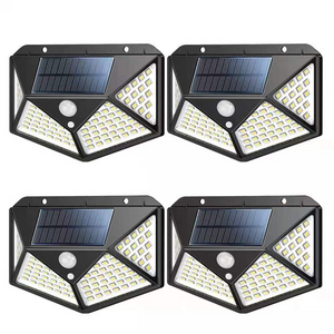 100 LED ip65 Solar Light Outdoor Solar Lamp PIR Motion Sensor Wall Light Waterproof Solar Powered Sunlight For Garden Decoration