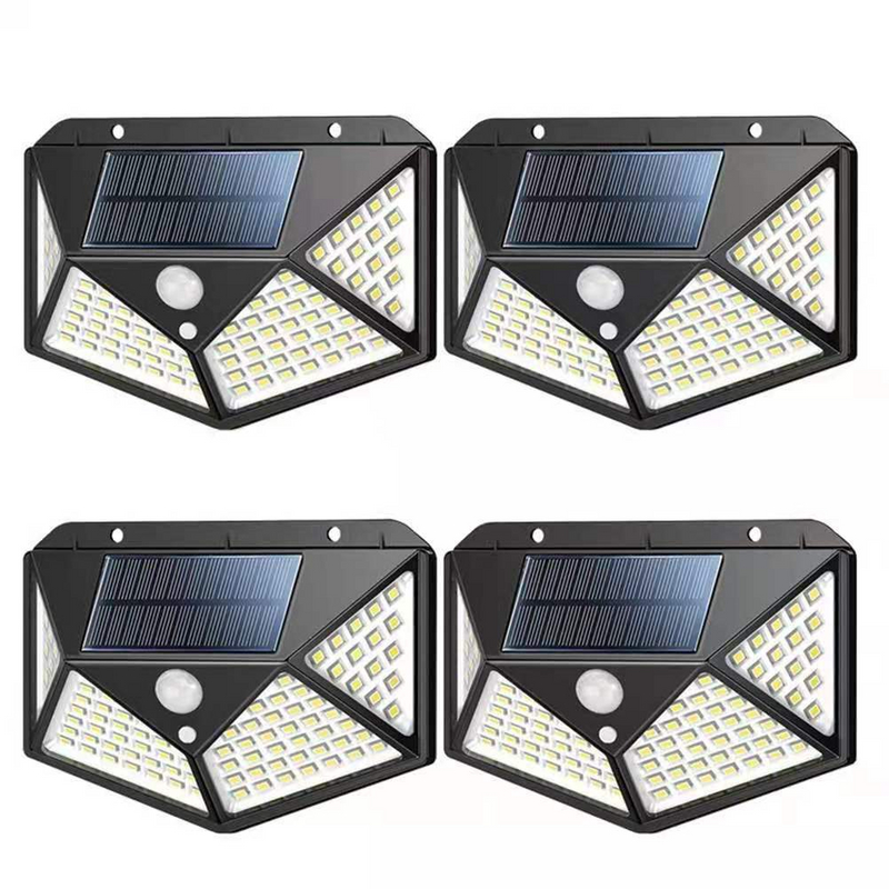 100 LED ip65 Solar Light Outdoor Solar Lamp PIR Motion Sensor Wall Light Waterproof Solar Powered Sunlight For Garden Decoration
