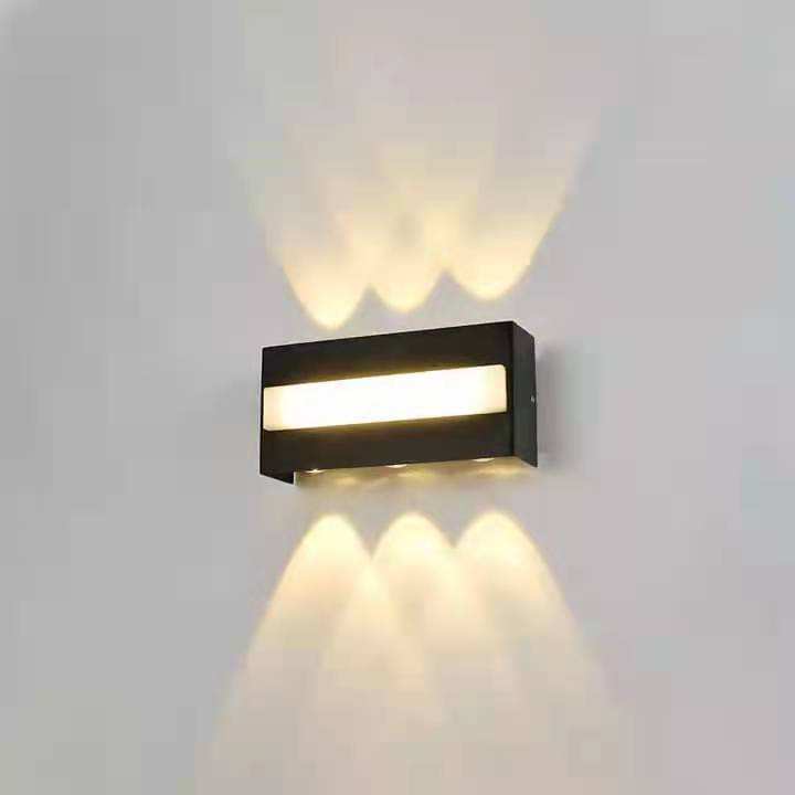Waterproof Strip Wall Panel Light Highlight Luxury Garden Wall Lights Wall Mount Lighting Aluminum Landscape Garden Outdoor