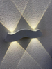 Decorative led light wall lamp with 4 beards and outdoor nightlight led decorative wall light waterproof