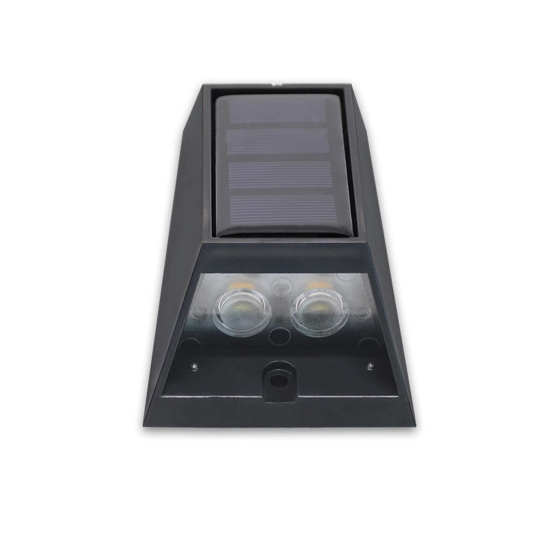 LED Solar Powered Charge Light Outdoor Up Down Waterproof Lighting Wall Lamps Garden Decoration Deck Fence Landscape IP65 ABS