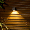 Solar Outdoor Wall Lights Solar Wall Lights Solar Wall Lights Outdoor Cube Solar Lamp Square Solar Lamp Waterproof IP65 Warm Light Lamp