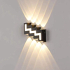 6W 12W Waterproof AC85-265V Surface Mounted LED Wall Light Modern Nordic Luminaire Indoor Wall Lamps Living Room Porch Outdoor