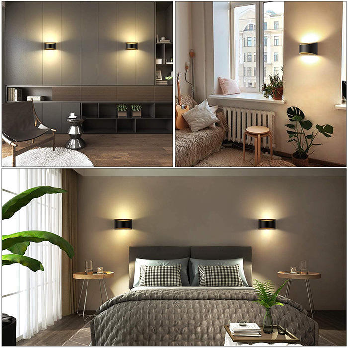 10W Up and Down Wall Lamps gold silver LED Aluminium Wall Light LED Wall Lamp For Bedroom Living Room Corridor Aside Lighting10W Up And Down Wall Lamps Gold Silver LED Aluminium Wall Light LED Wall Lamp For Bedroom Living Room Corridor Aside Lighting