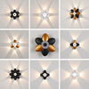 LED Outdoor Wall Light Up Down Luminous Wall Decoration Spotlight Lotus Villa Corridor Balcony Corridor Background Wall Light