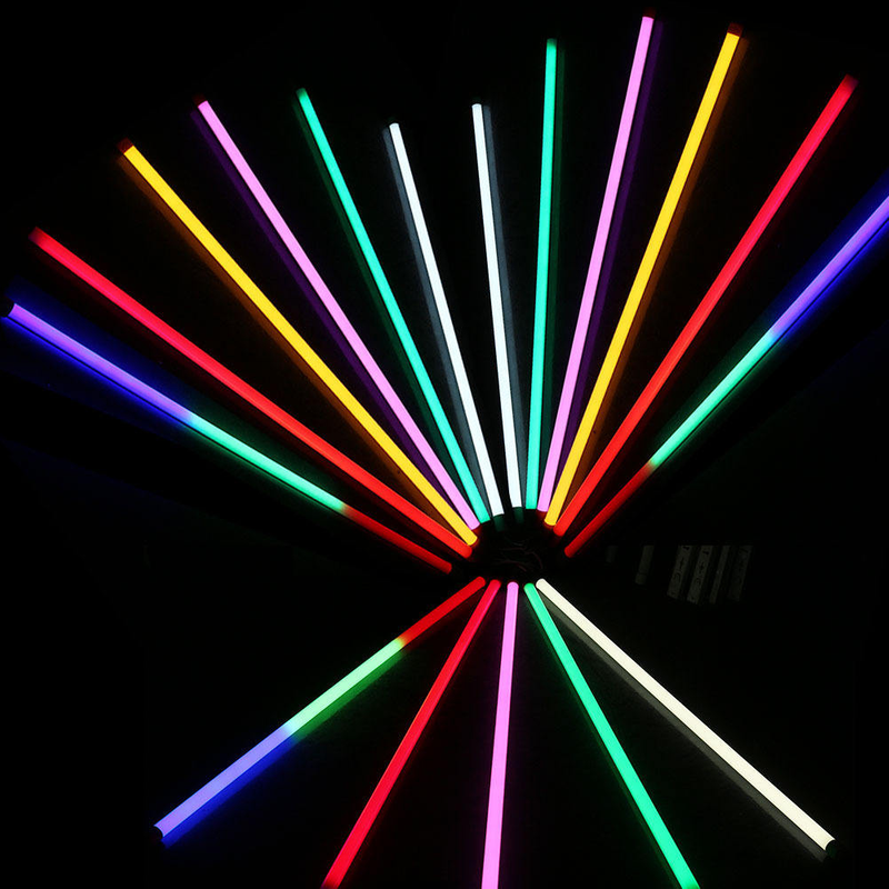 Wholesale t8 led tube light colorful rgb 18W 4ft t8 PC waterproof led tube for outdoor & indoor
