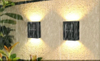 Solar Wall Outdoor Garden Home Wall Lamp Waterproof Up and Down Lighting Lamp Villa Decorative Garden Wall Lamp