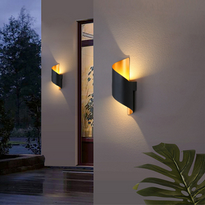 Outdoor Wall Lamp Waterproof Balcony Led Super Bright Aisle Stairs Simple Induction Outdoor Wall Villa Entrance Courtyard IP65