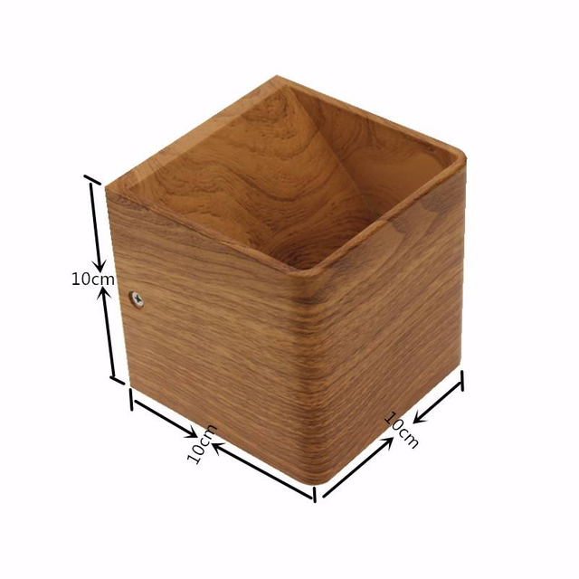 2.4G APP RGBW New Color IP65 Up And Down 100*100*100mm Outdoor Waterproof Classic Hot Sale Wood Color 300 Degree Adjustment