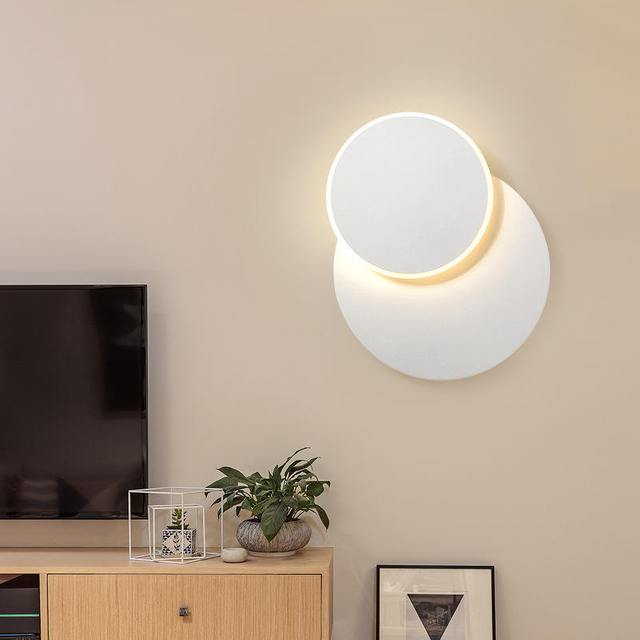 LED Wall Light 360 Degree Rotatable Lamp In Wall Spot For Stairs Bedroom Living Room Wall Light home fancy light