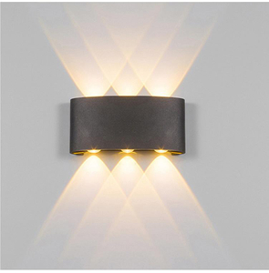 Ip65 Exterior Modern Outside Garden Up And Down Waterproof Wall Light Led Outdoor Wall Lamp 2W 4W 6W 8W Outdoor Light