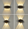 Adornment Outdoor AC85-265 Led Wall Lamp Aluminum Outdoor IP65 Waterproof lamp Up Down Wall Light For Home Stair Bedroom Bedside