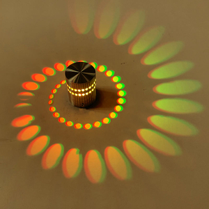 Factory Hot Sales Spiral Hole Led Wall Sconce Light Lamp Rgb with Wholesale Price