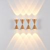 LED Wall Light Waterproof IP65 Aluminum Garden Wall Lamp Gold Black White Light Indoor Outdoor Wall Sconce
