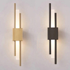 6W Long strip wall lamp living room background wall study bedroom bedside lamp simple modern Nordic light luxury creative grid