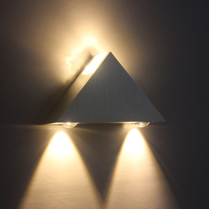 3W9W Modern Triangle Indoor Wall-Mounted LED home wall lamp Aluminum for Home Decoration wall light fixture