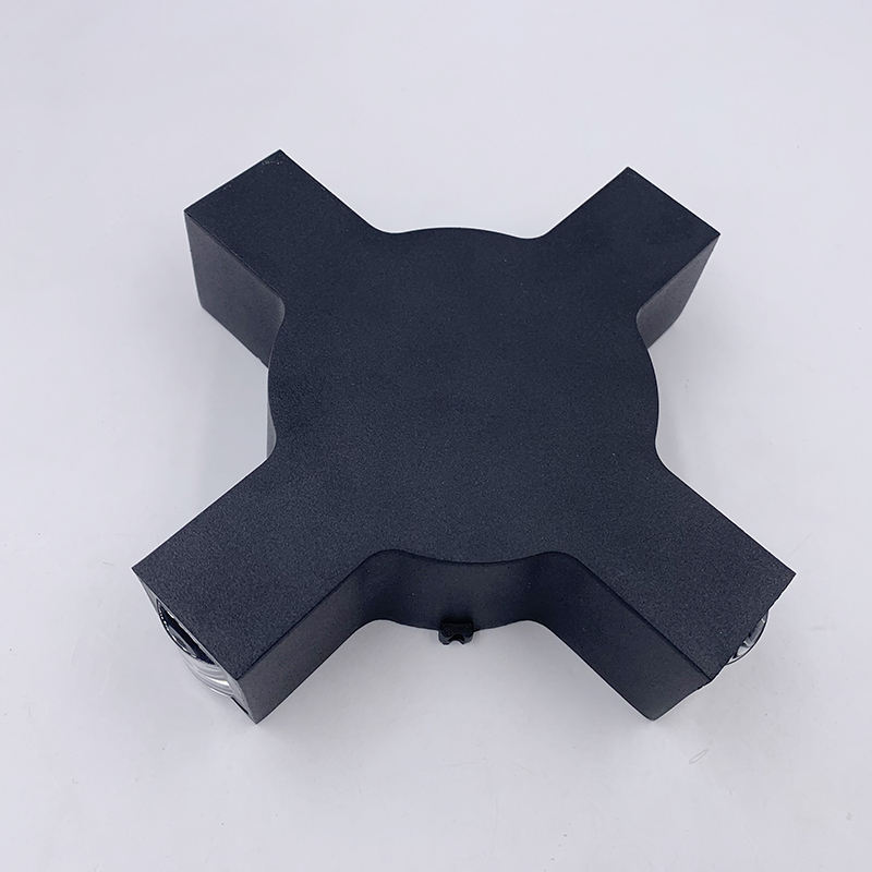 4W 12W LED Outdoor Wall Lamp Cross Star 4 Side Lighting Waterproof IP65 For Garden Decoration Outdoor Light