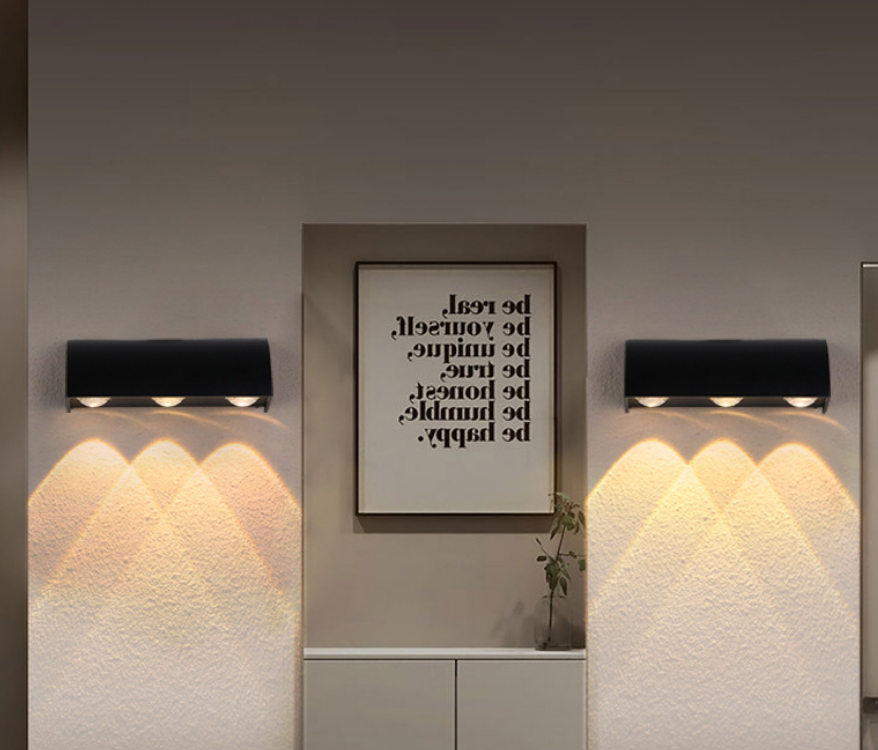 3W 6W Led Wall Light IP65 Waterproof Outdoor Led Wand Lamp for Garden Body in Aluminum Wall Sconce Outdoor Wall Mount Led Light