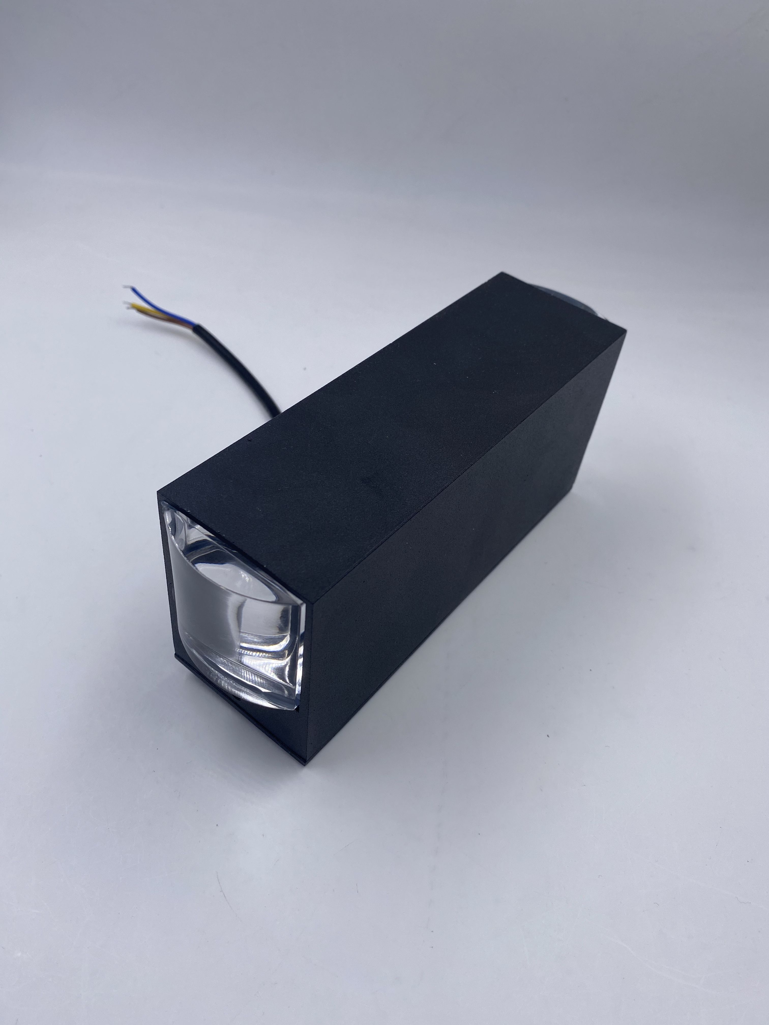 6W 18W black shell three beam wall lamp IP65 waterproof outdoor wall light Garden yard lamp street lamp for garden decoration