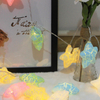 Star String Lights LED Christmas Garland Fairy Curtain light 2.5M Outdoor Indoor For Bedroom Home Party Wedding New Year Decor