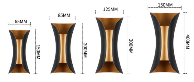 10w 20W Big Size design holiday decoration luxury outdoor indoor waterproof wall lamp LED wall bracket light IP65