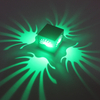 3W Aluminum fancy RGB wall light for art gallery decoration front balcony lamp porch light
