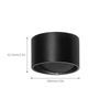 5W warm white /cold light Circle wall light for indoor decorating brighten lights Black/White LED wall lamp up and down light