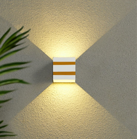 Outdoor Lamps 10W Led Wall Light Ip65 Black Decorative Porch Garden Home Waterproof Bulbs Modern Aluminium Baking
