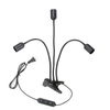 Cross-border LED Clip Lamp Bulb Single Head Double Head Three Head Clip Lamp Holder E27 Universal Lamp Holder With Clip