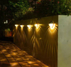 LED Lights Outdoor Light Control Sensor Garden Decoration Solar Fence Wall Lamp Semicircle Energy Waterproof Street Lamps