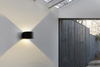 Dimmable Decorative LED Light Modern Semicircular Waterproof Wall Lamp Outdoor Up And Down Wall Lighting Dimmable Light
