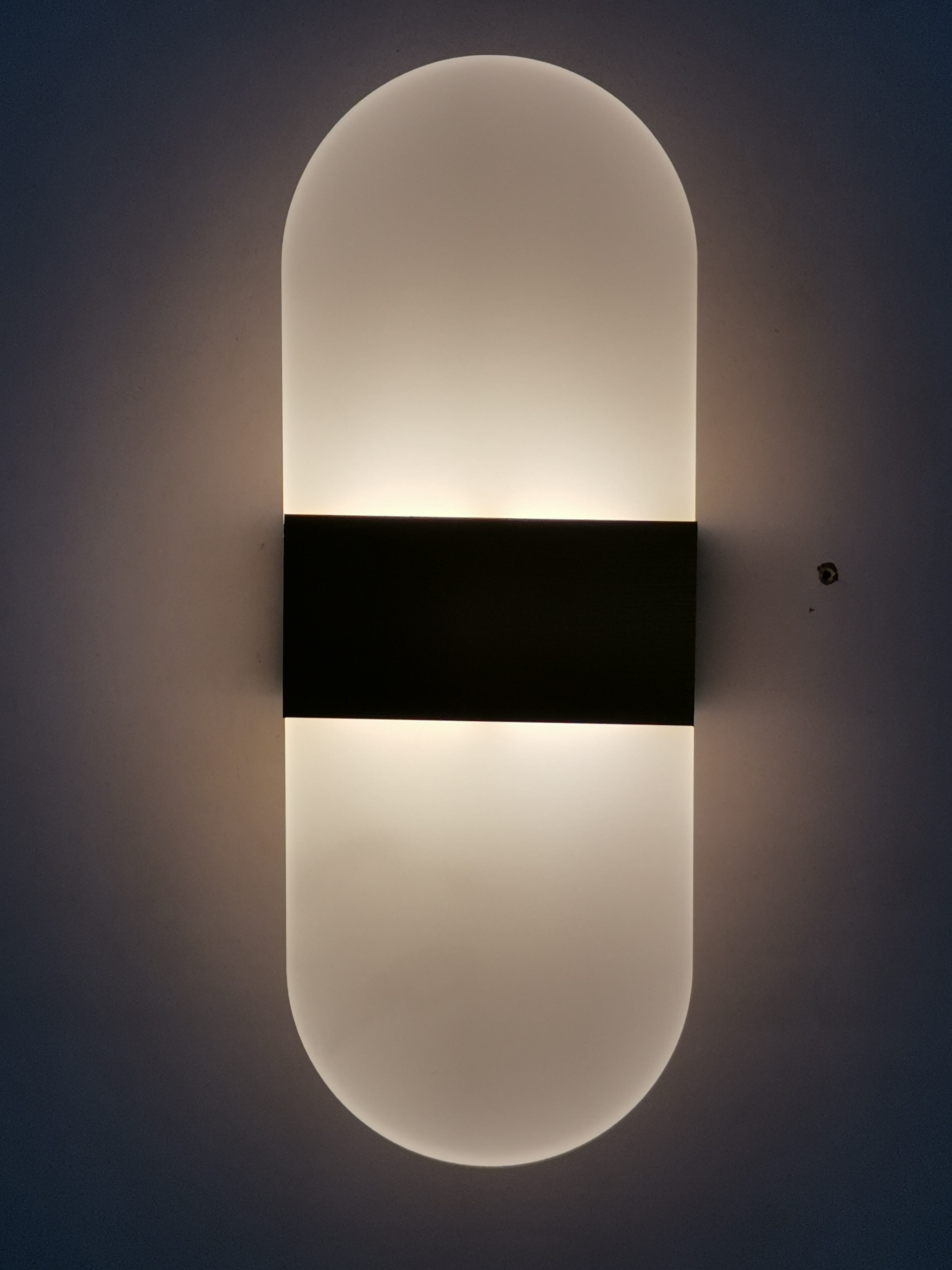 6W Oval Wall Lamp Acrylic Wall Lamp Rectangular Wall Lamp LED Wall Sconces AC85-265V Indoor Aluminum Round Shape Lights Wall Mount Lamp for Living Room Bedroom Hotel Restaurant Lighting