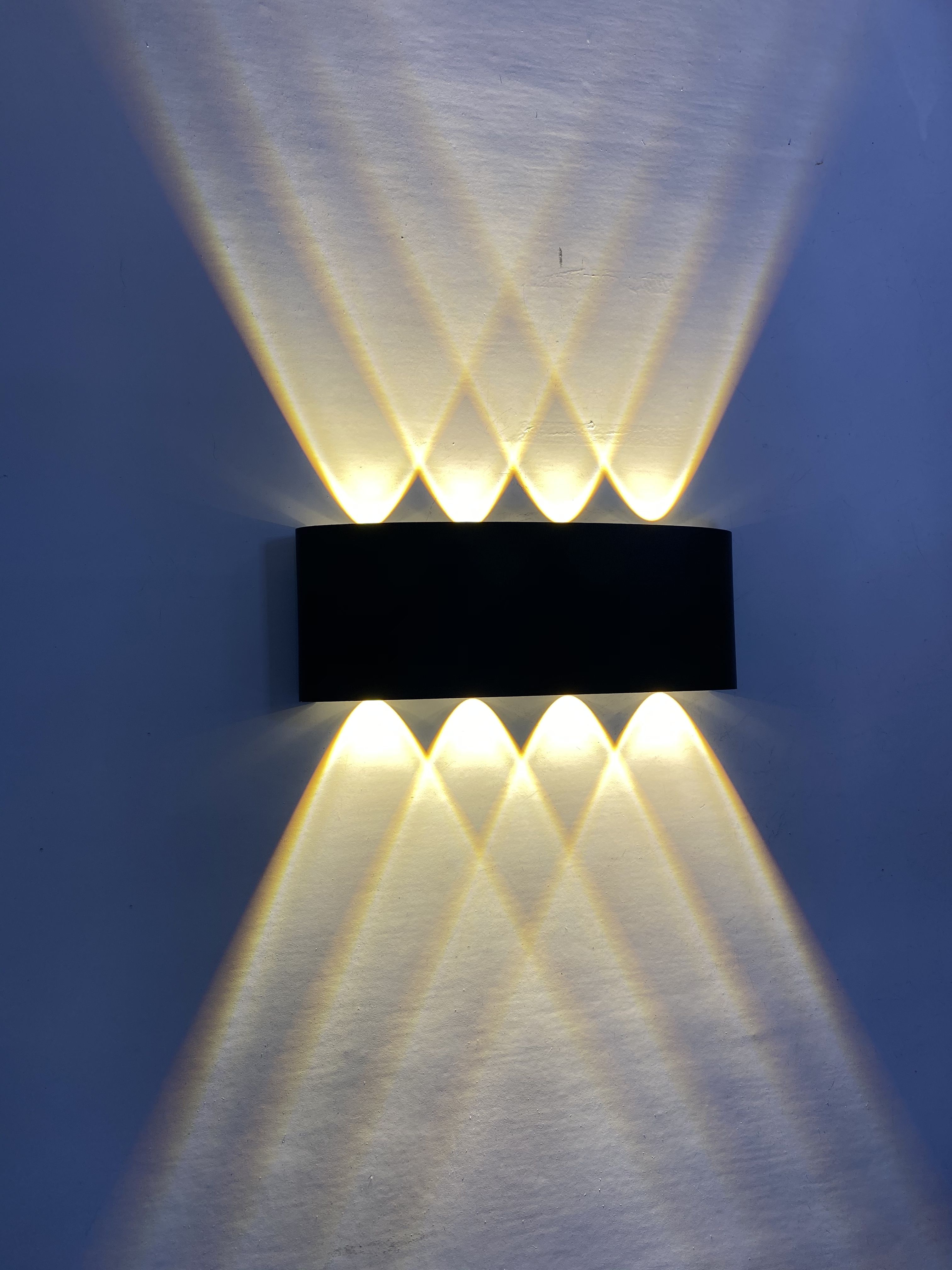 APP Remote Control 6W 8W LED Up down wall lamp RGB bedroom bedside decoration wandlamp AC85-265V industrial project lighting