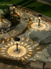 Solar lawn lamp glass light garden landscape decoration inserted path lamp monocrystalline polysilicon 1000MA battery