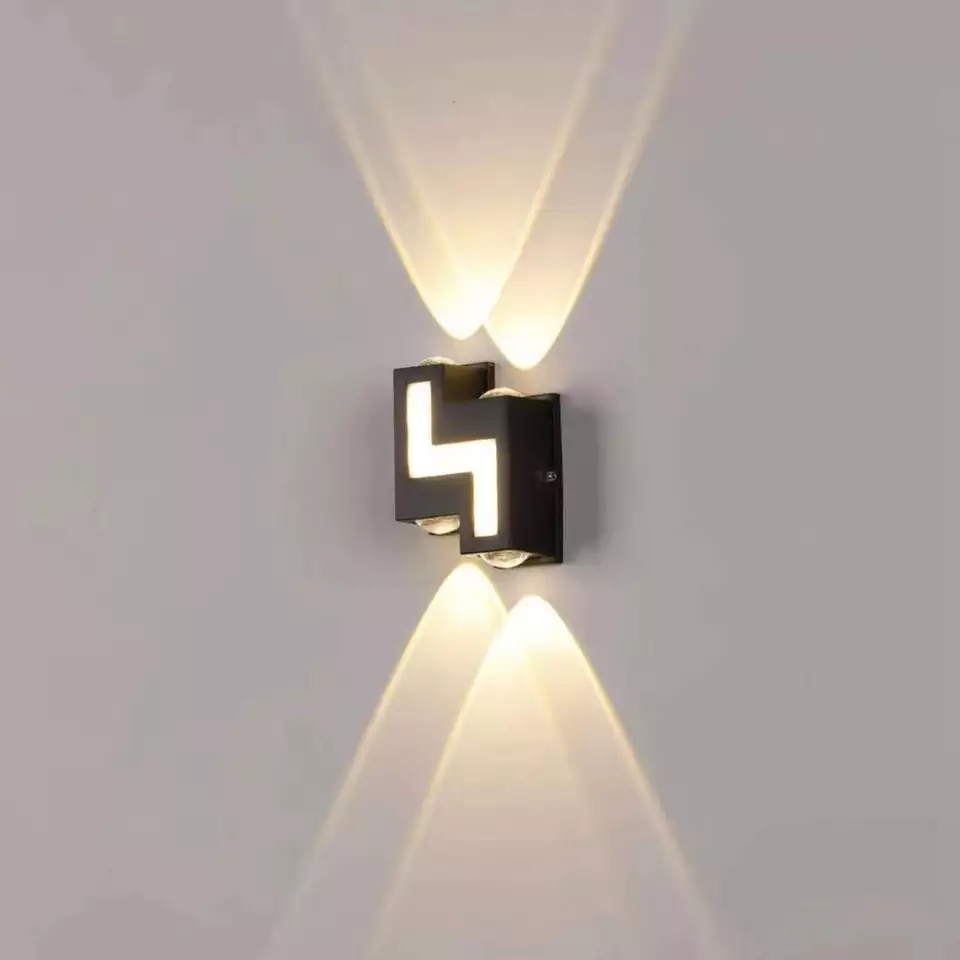 Waterproof AC85-265V Wall Mounted LED Wall Light Modern Nordic Indoor Wall Lamps Living Room Porch Outdoor