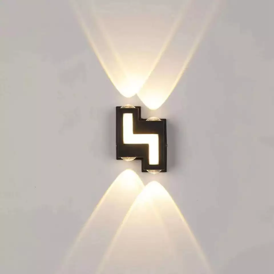 Waterproof AC85-265V Wall Mounted LED Wall Light Modern Nordic Indoor Wall Lamps Living Room Porch Outdoor