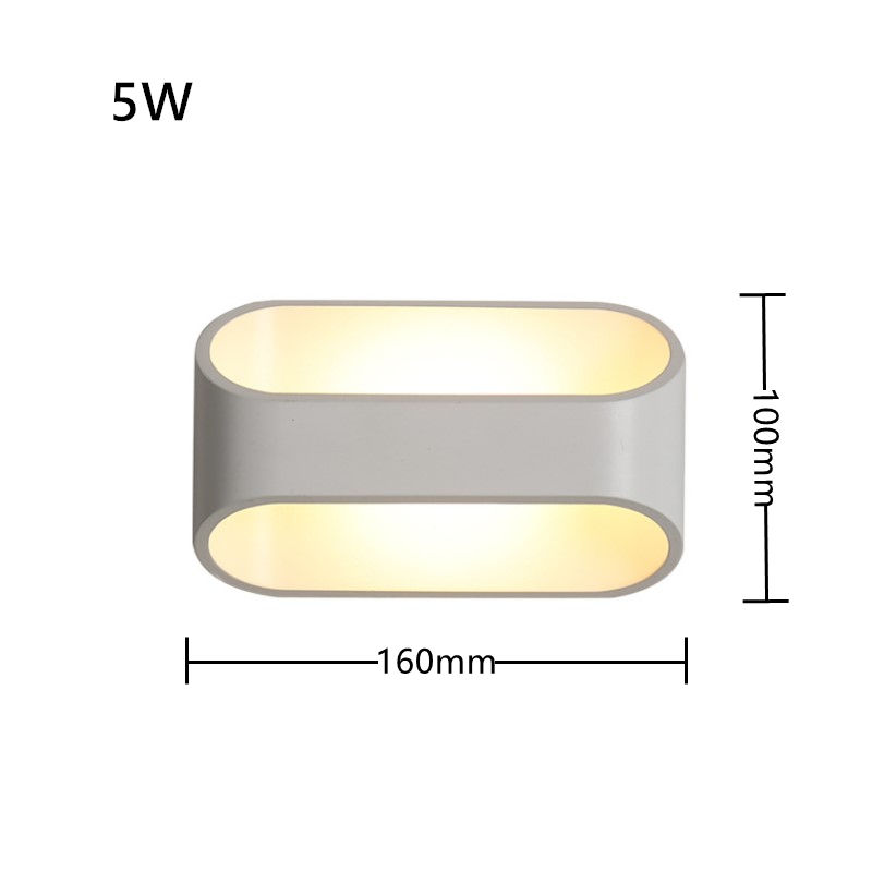 5W RGB Wall lamp up and down indoor lamp diy color with controller indoor wall light RGB wall lamp indoor living room light