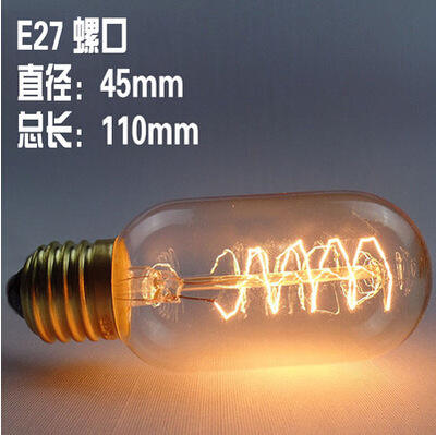 E27 Tungsten Bulb Various Style St64 Vintage Retro Decorative Bulb Lamp 220v Silk 40W Warm Yellow Bulb Lamp